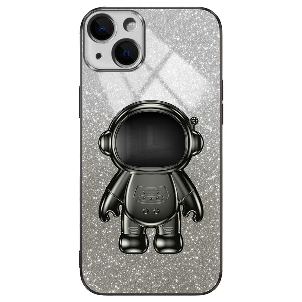iPhone 15 Hülle – Kratzfest – Mit Astronaut-Ständer