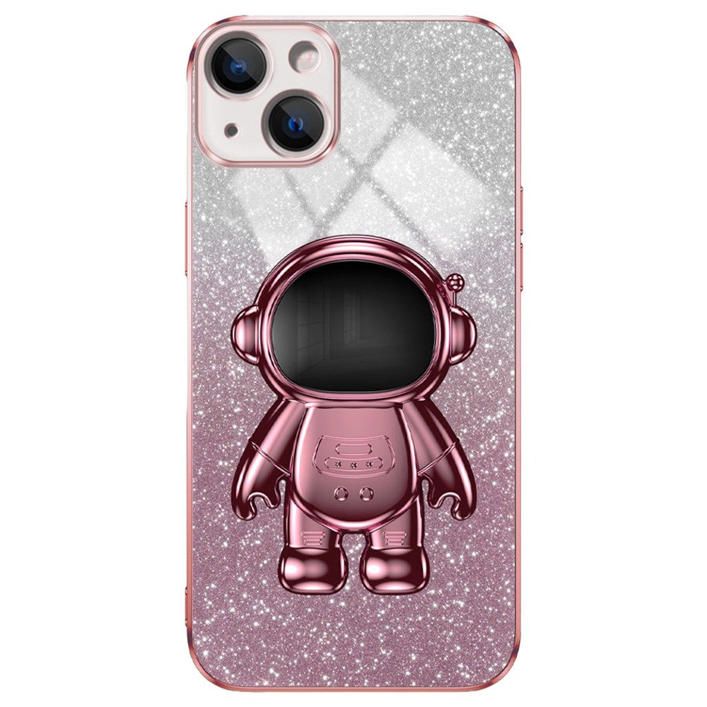 iPhone 15 Plus Hülle – Kratzfest – Mit Astronaut-Ständer