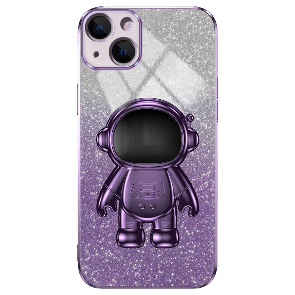 iPhone 15 Plus Hülle – Kratzfest – Mit Astronaut-Ständer