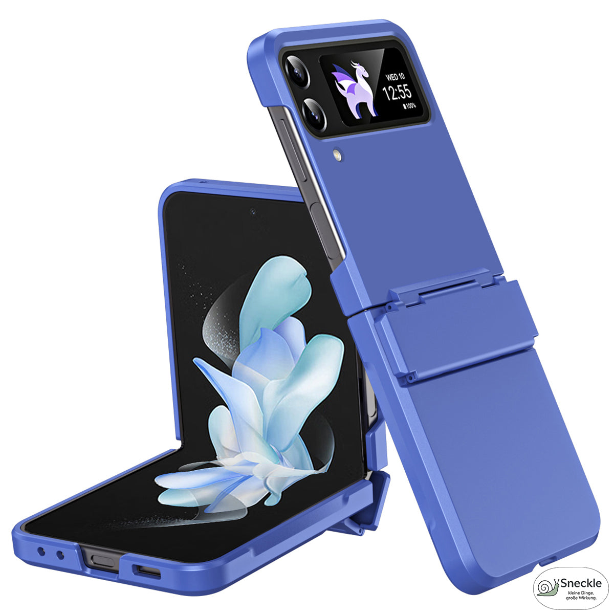 Galaxy Z Flip3 / Flip4 Hülle – Hartplastik mit Scharnierschutz