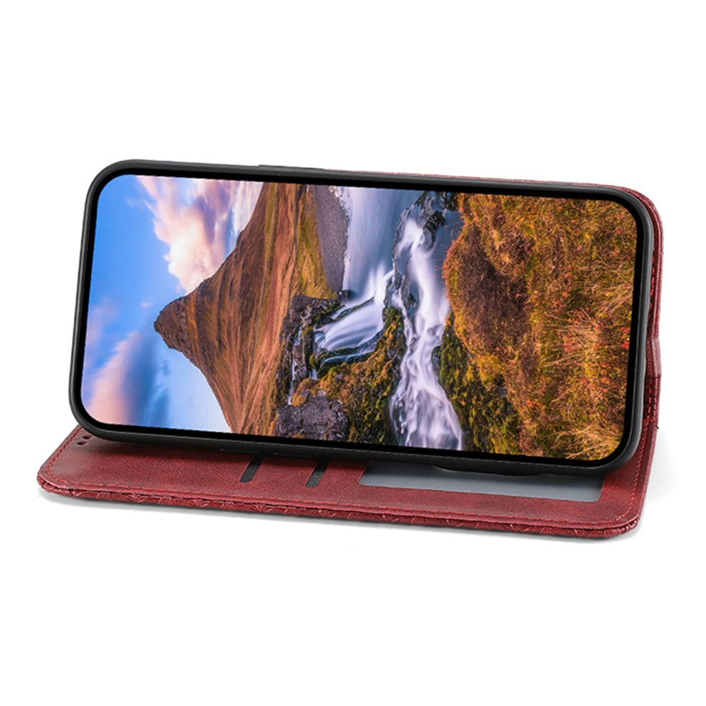 For Xiaomi 14 Phone Case Scratch-proof PU Leather Imprinted Wallet Cover