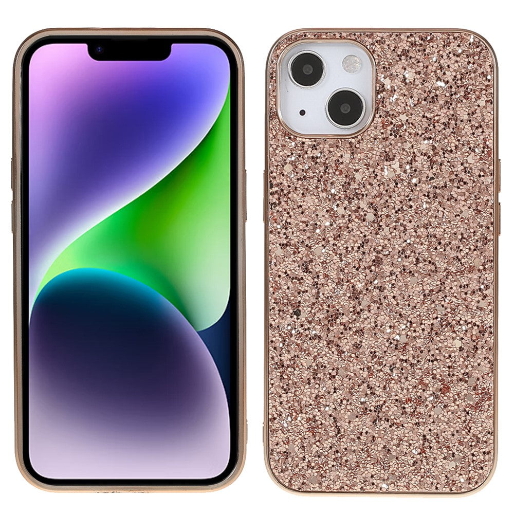 iPhone 14 Plus Schutzhülle – Funkelnde Glitzer-Rückseite