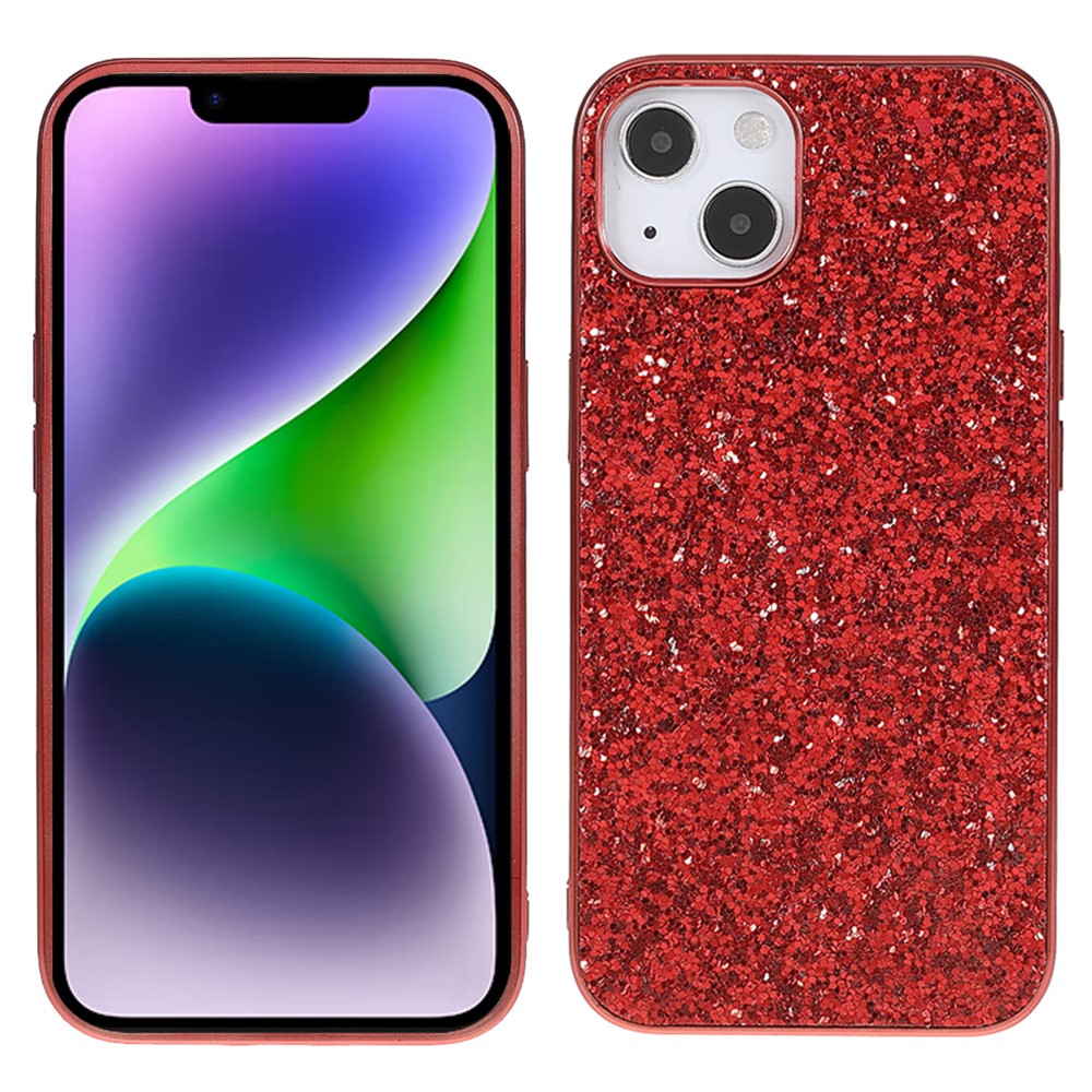 iPhone 14 Schutzhülle – Funkelnde Glitzer-Rückseite
