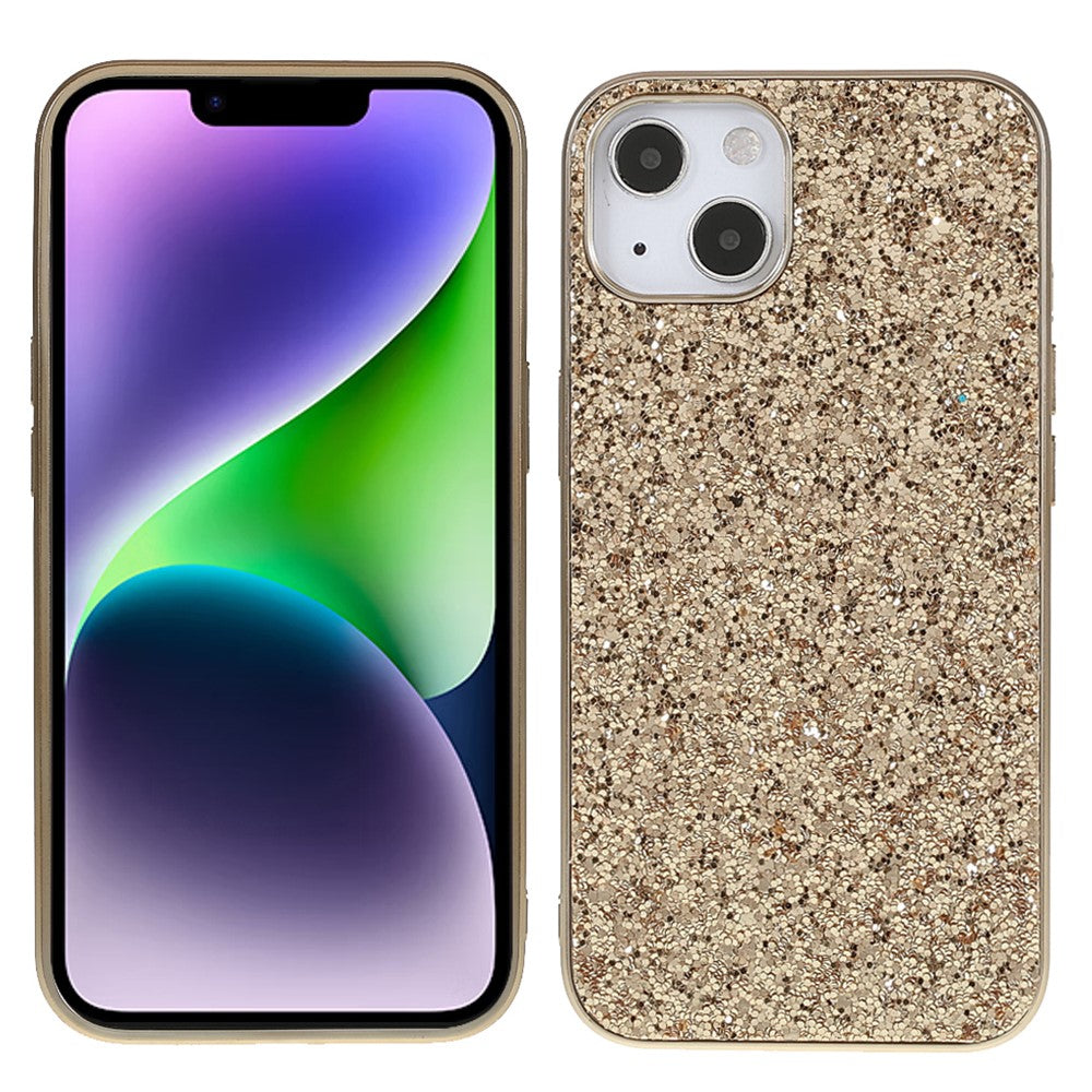 iPhone 14 Schutzhülle – Funkelnde Glitzer-Rückseite