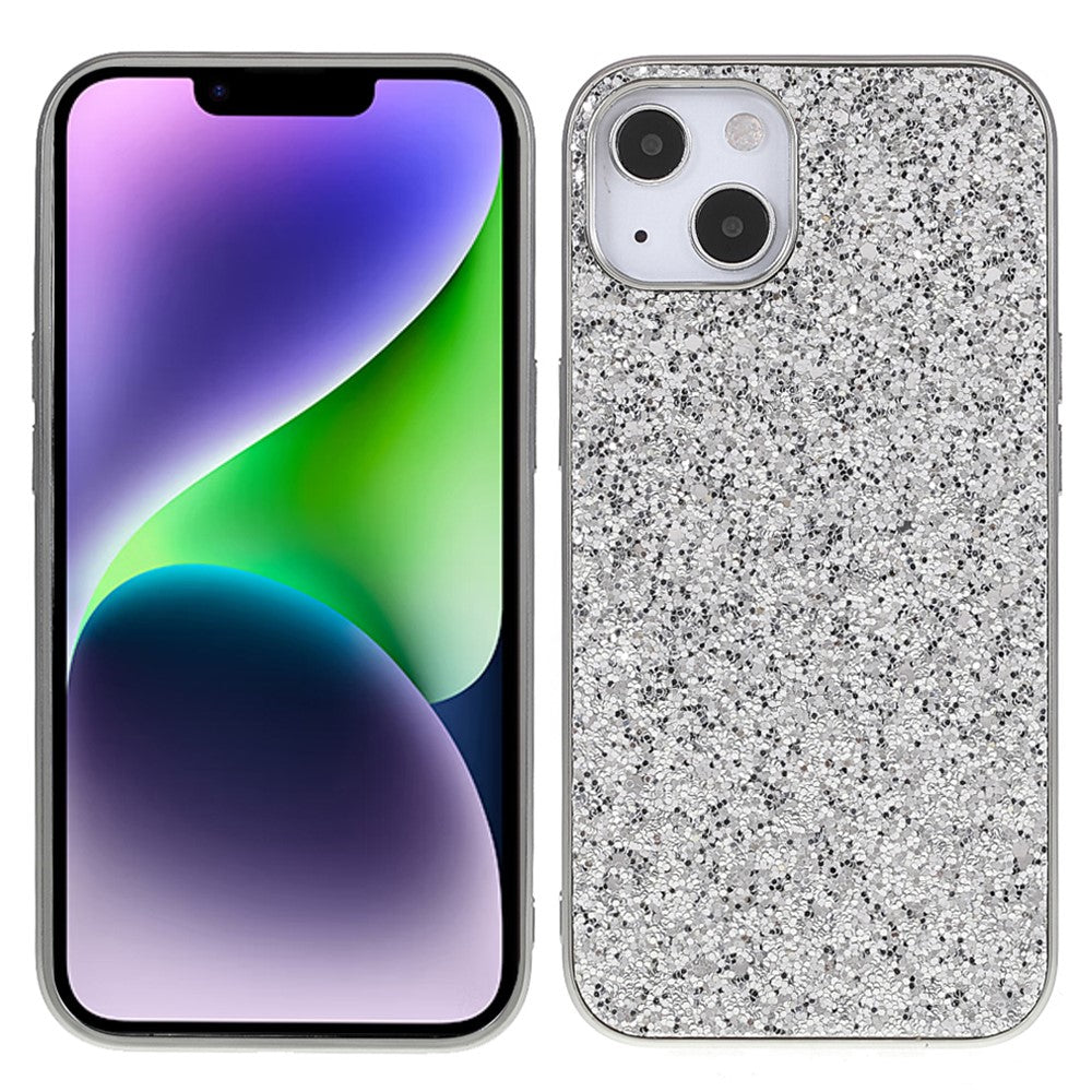 iPhone 14 Schutzhülle – Funkelnde Glitzer-Rückseite