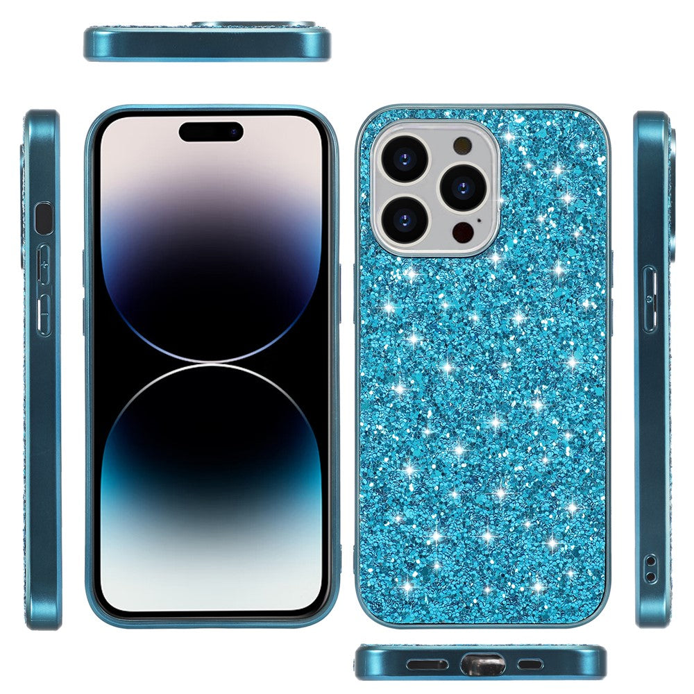 iPhone 14 Pro Max Schutzhülle – Funkelnde Glitzer-Rückseite