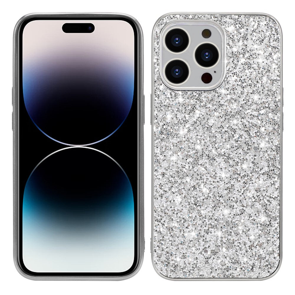 iPhone 14 Pro Max Schutzhülle – Funkelnde Glitzer-Rückseite