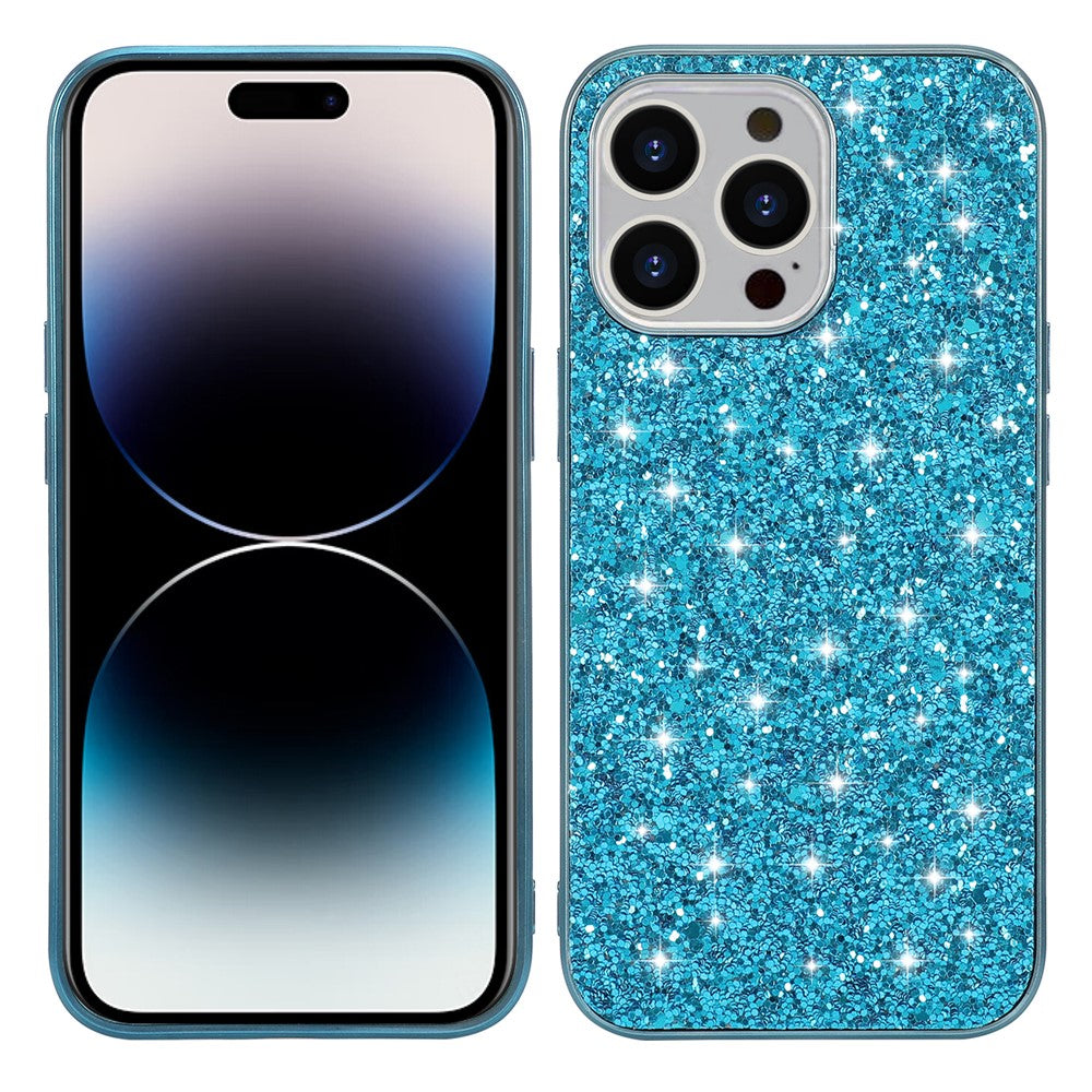 iPhone 14 Pro Schutzhülle – Funkelnde Glitzer-Rückseite