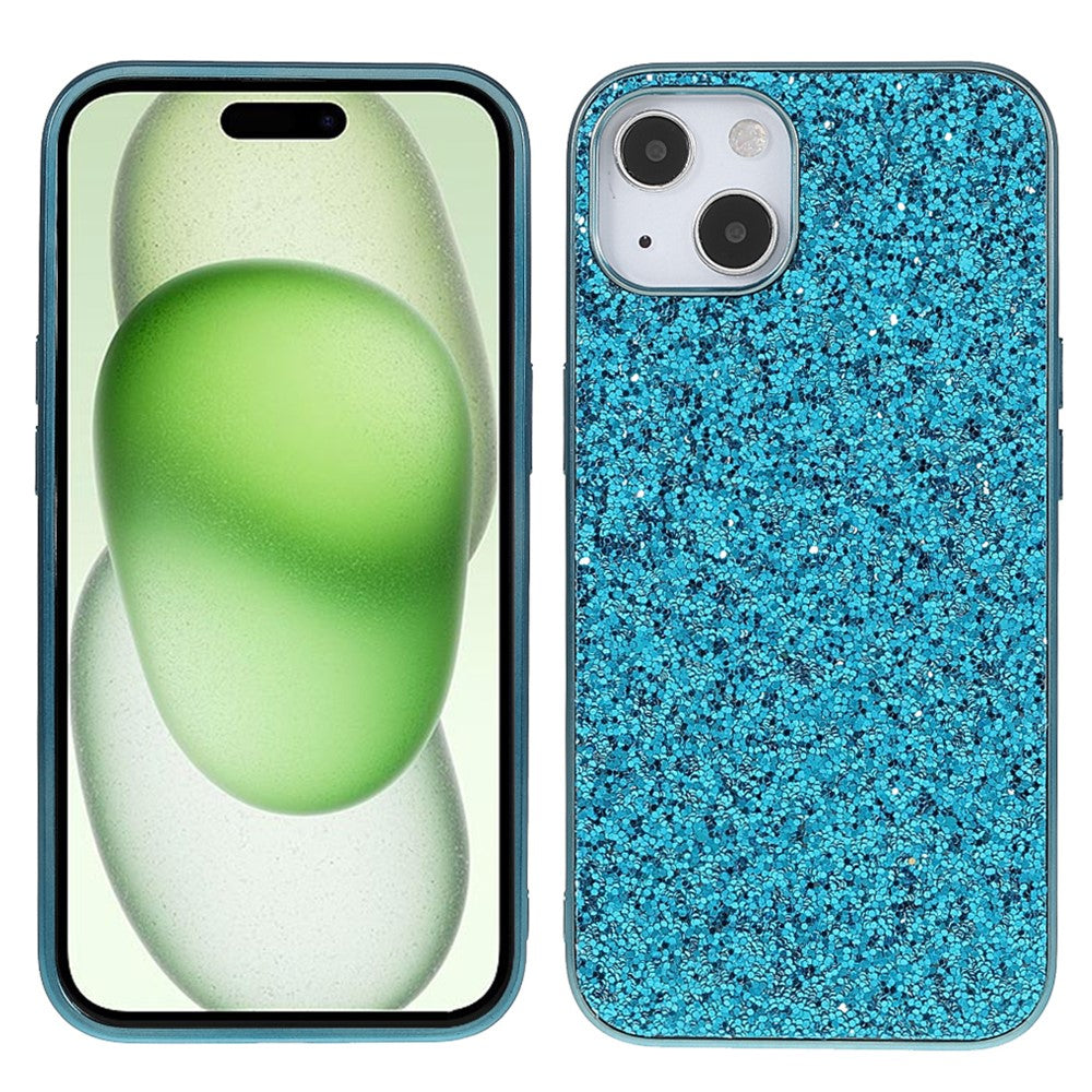 iPhone 15 Plus Schutzhülle – Funkelnde Glitzer-Rückseite