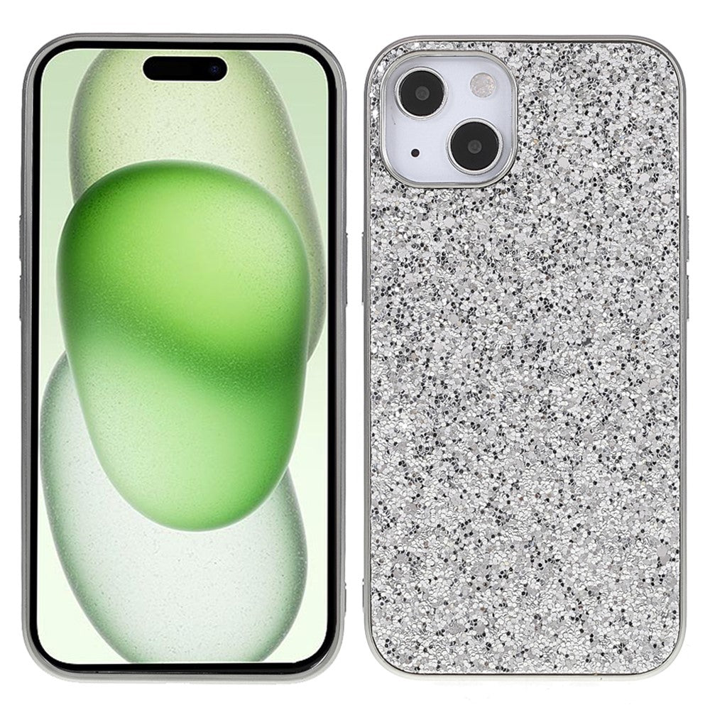 iPhone 15 Plus Schutzhülle – Funkelnde Glitzer-Rückseite