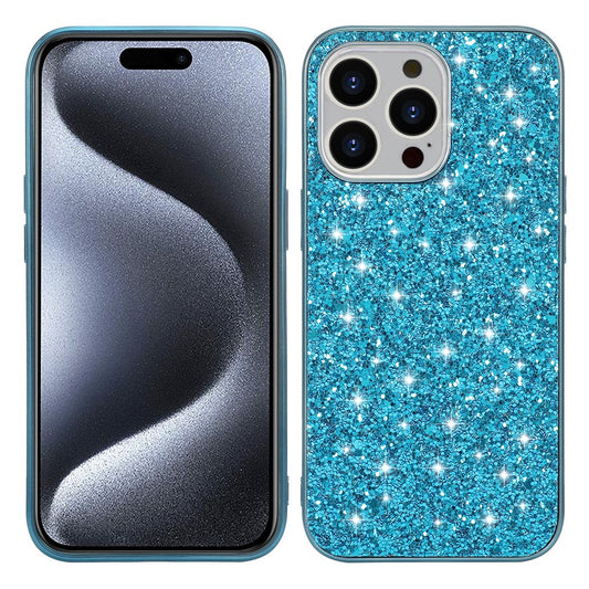 iPhone 15 Pro Schutzhülle – Funkelnde Glitzer-Rückseite