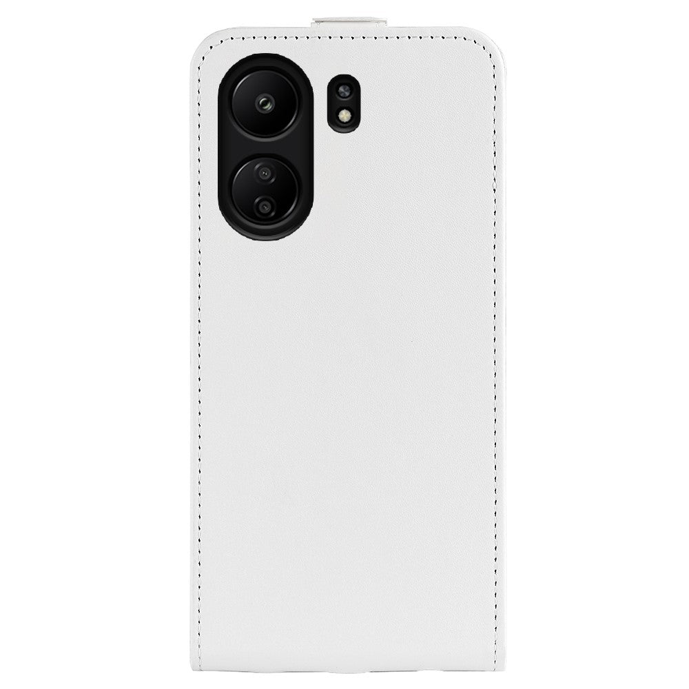 Vertical Flip Case for Xiaomi Redmi 13C 4G / Poco C65 4G Shell Crazy Horse Texture Leather Phone Cover