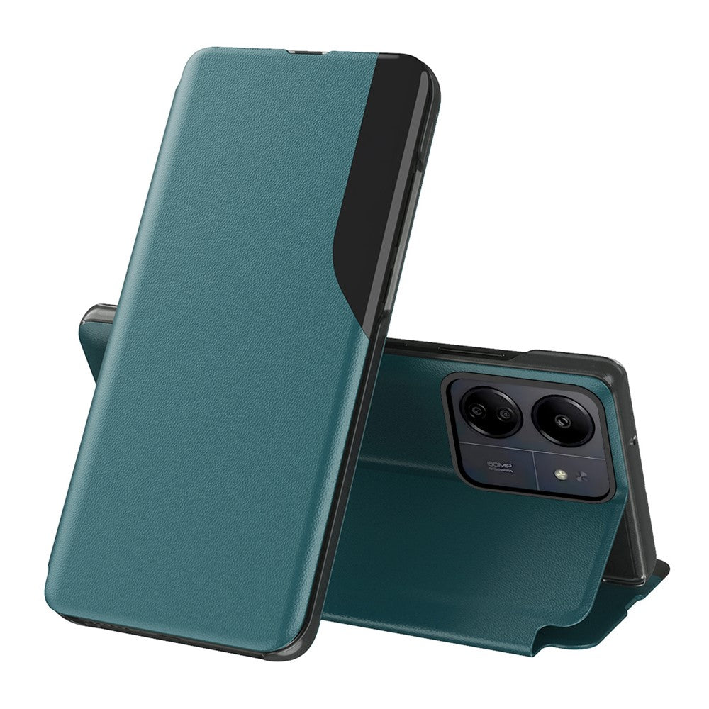 For Xiaomi Redmi 13C 4G / Poco C65 4G Phone Case Folio Flip PU Leather Stand Cover