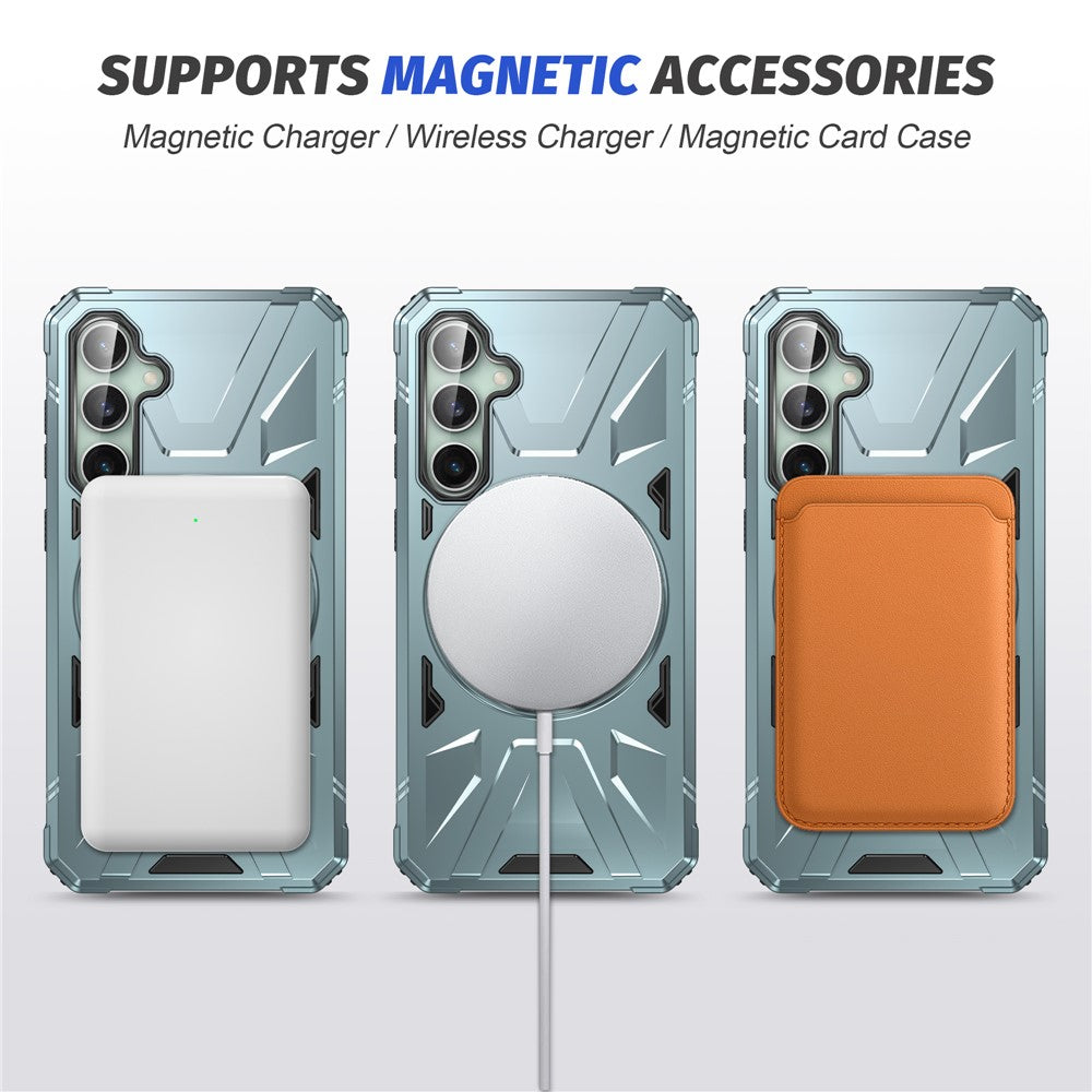 Galaxy A15 5G Magnetische Hülle – Stoßfest, mit Kameraschutz & Ständer