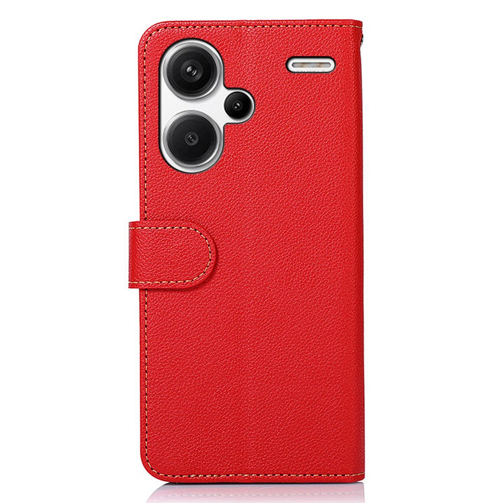 KHAZNEH For Xiaomi Redmi Note 13 Pro+ 5G RFID Blocking Cell Phone Cases Leather Cover