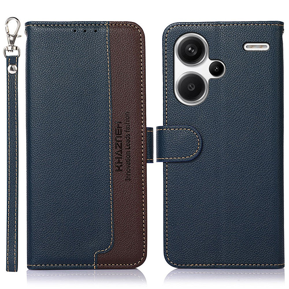 KHAZNEH For Xiaomi Redmi Note 13 Pro+ 5G RFID Blocking Cell Phone Cases Leather Cover