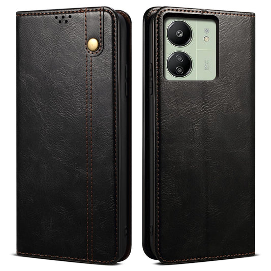 For Xiaomi Redmi 13C 4G / Poco C65 4G Cover PU Leather Anti-drop Stand Cell Phone Case