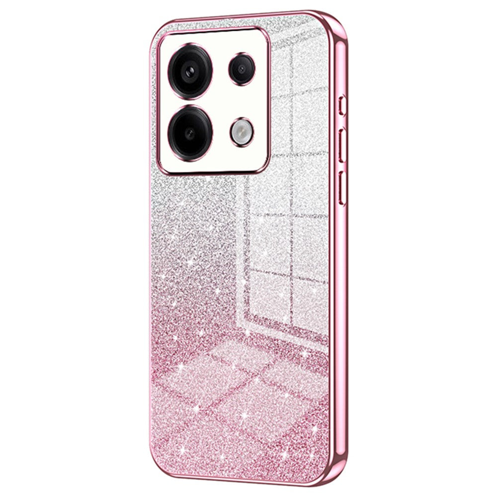 For Xiaomi Redmi Note 13 Pro 5G / Poco X6 5G Glitter Shell Precise Cutout TPU Cell Phone Case