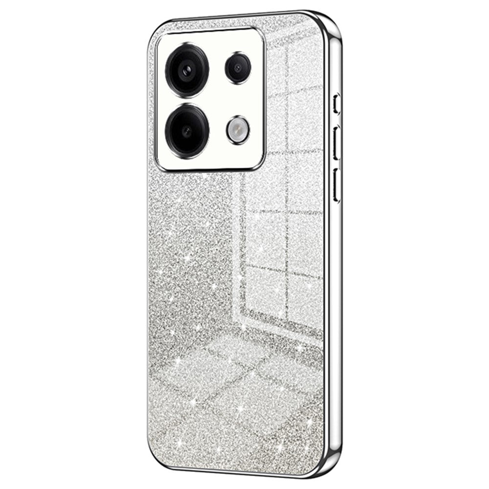 For Xiaomi Redmi Note 13 Pro 5G / Poco X6 5G Glitter Shell Precise Cutout TPU Cell Phone Case