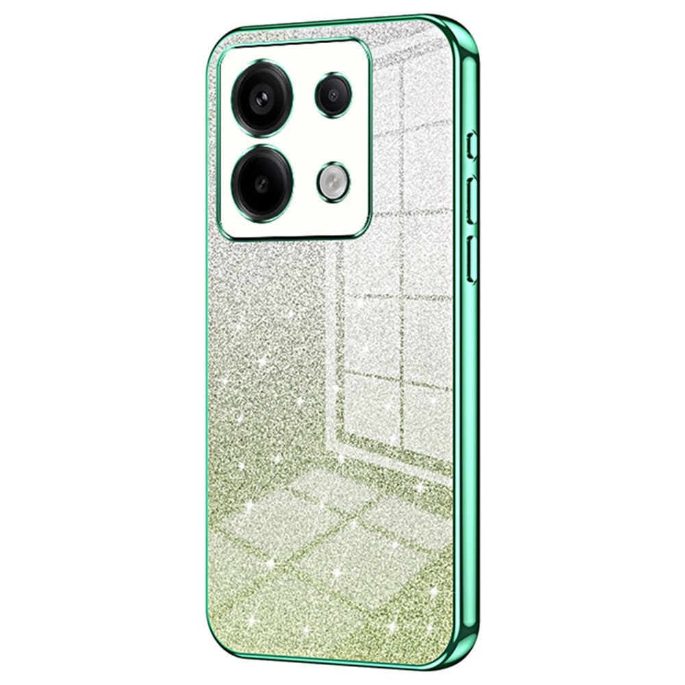 For Xiaomi Redmi Note 13 Pro 5G / Poco X6 5G Glitter Shell Precise Cutout TPU Cell Phone Case
