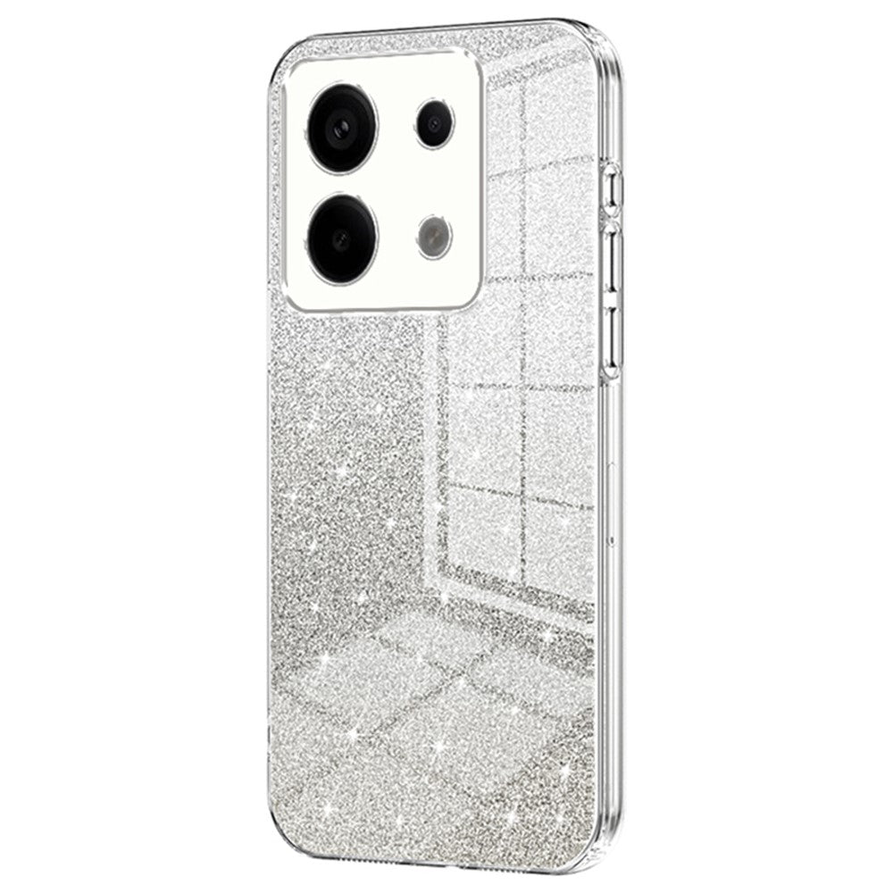 For Xiaomi Redmi Note 13 Pro 5G / Poco X6 5G Glitter Shell Precise Cutout TPU Cell Phone Case