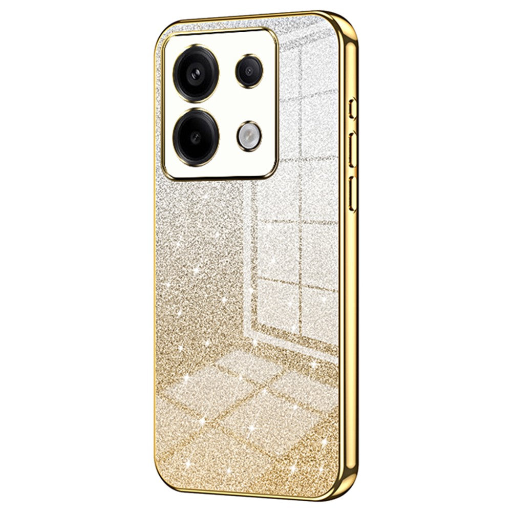 For Xiaomi Redmi Note 13 Pro 5G / Poco X6 5G Glitter Shell Precise Cutout TPU Cell Phone Case
