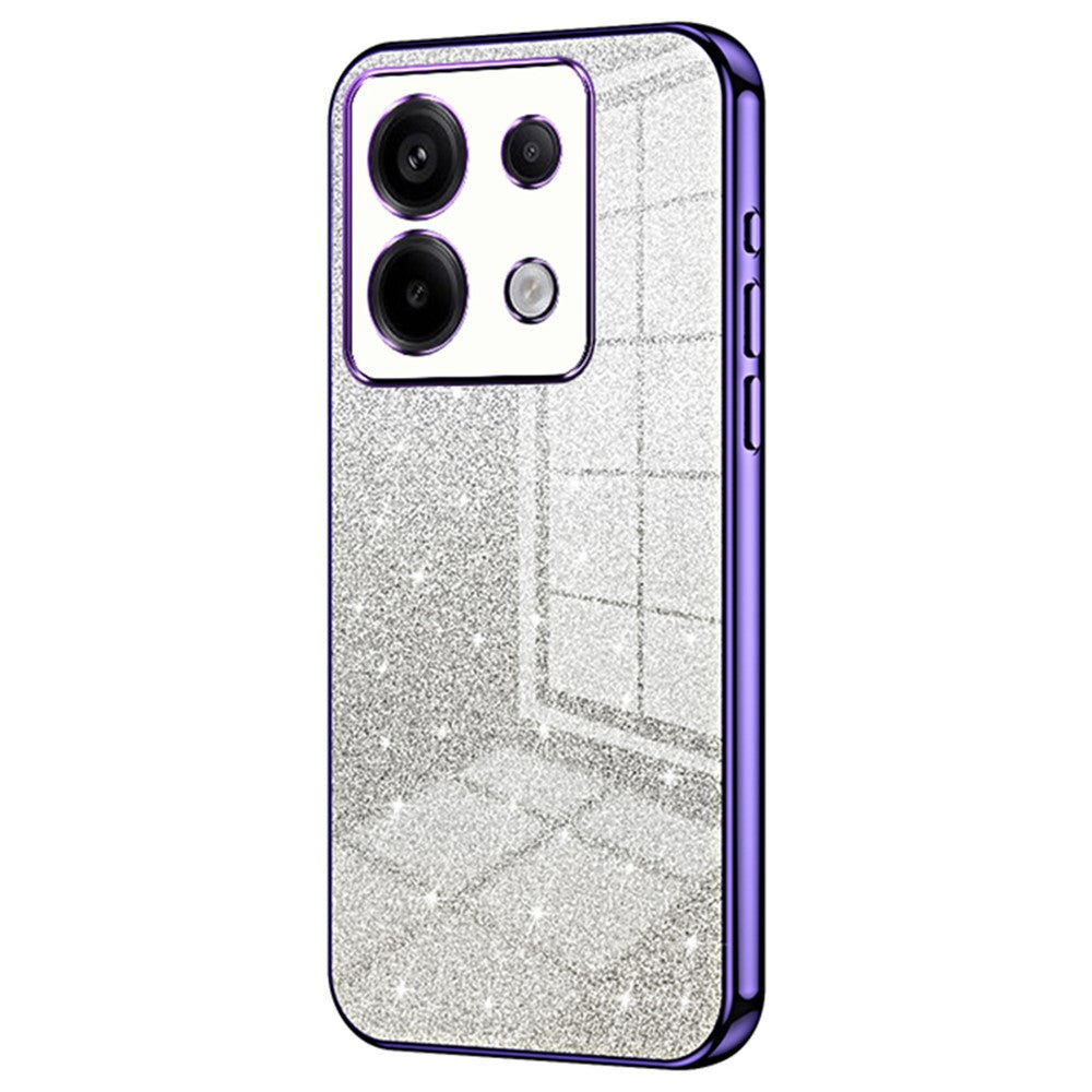 For Xiaomi Redmi Note 13 Pro 5G / Poco X6 5G Glitter Shell Precise Cutout TPU Cell Phone Case