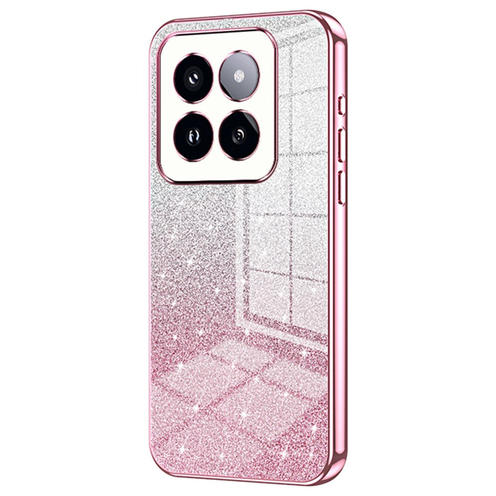 For Xiaomi 14 Pro Drop Proof Glitter Shell Precise Cutout TPU Cell Phone Case
