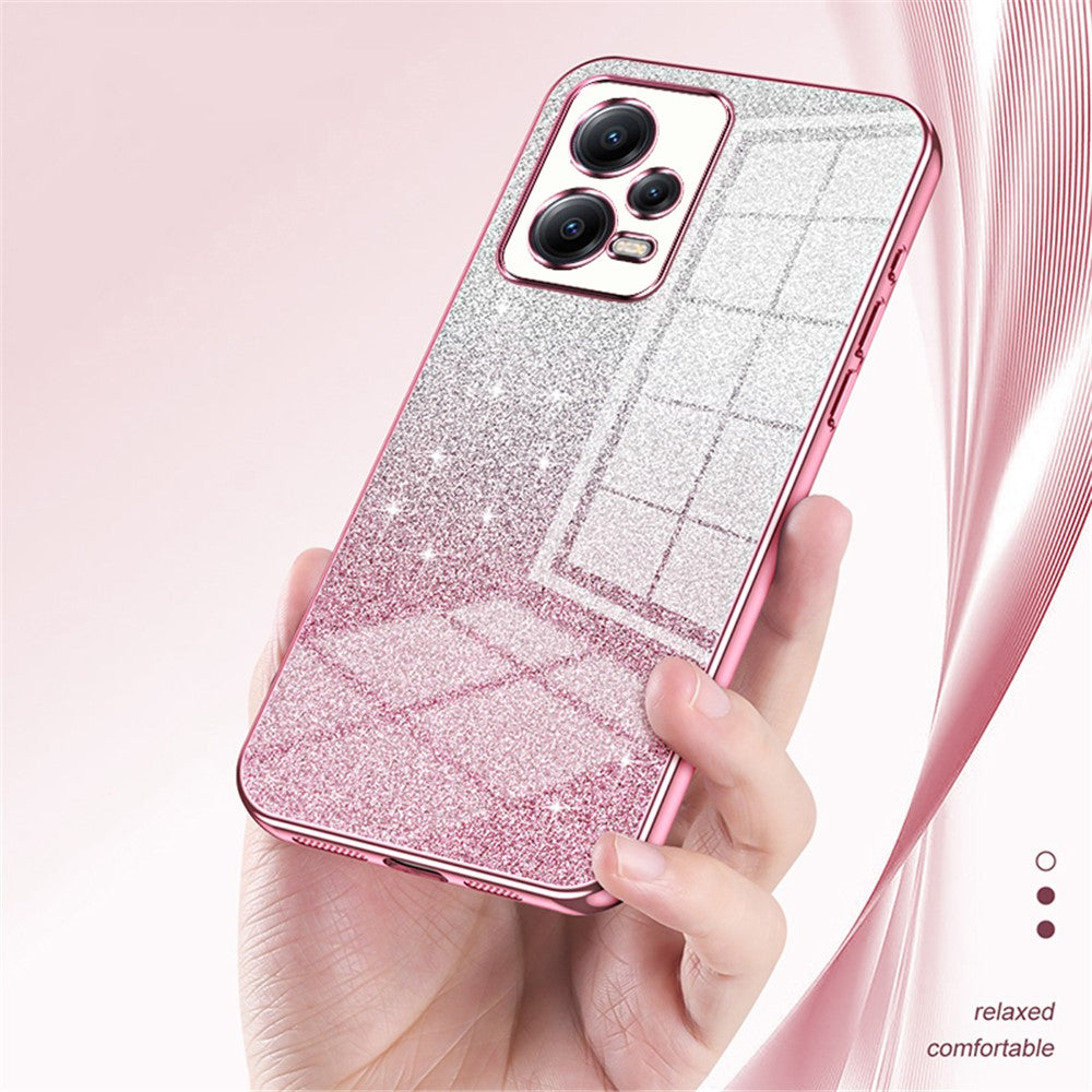 For Xiaomi Redmi Note 12 5G (Global) / (India) / Poco X5 5G Anti-fall Precise Cutout TPU Cell Phone Case