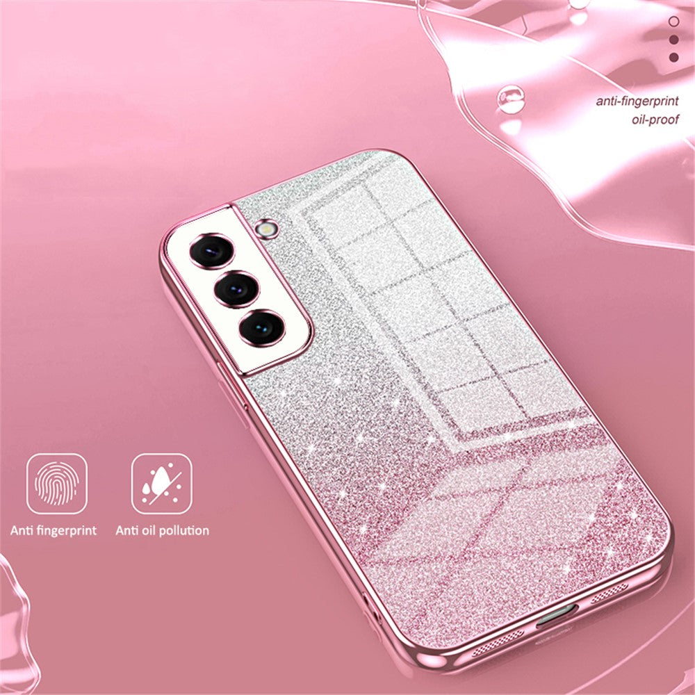 Galaxy S22 5G Glitzer-Hülle – Weiche Textur