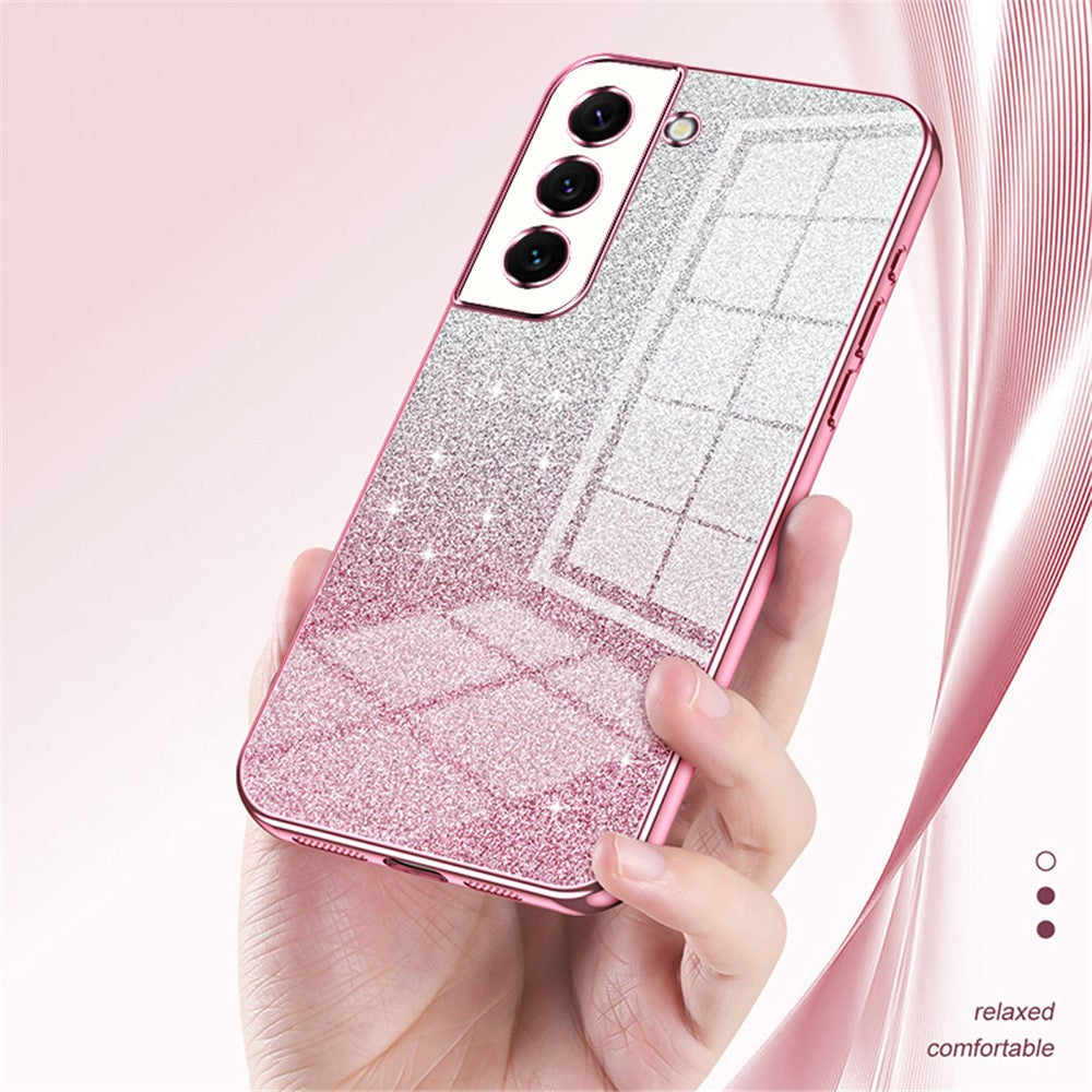 Galaxy S22 5G Glitzer-Hülle – Weiche Textur