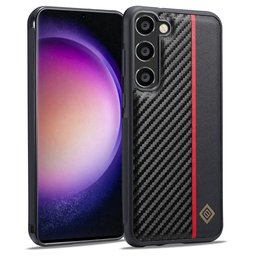 Galaxy S24 Plus Stoßfeste Hülle - Carbonfaser-Optik