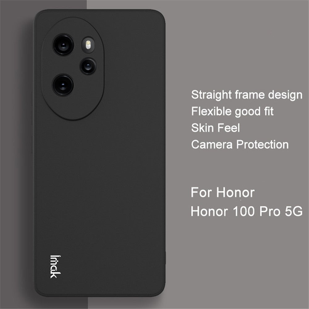 IMAK UC-4 Series for Honor 100 Pro 5G Case Soft TPU Straight Edge Phone Cover