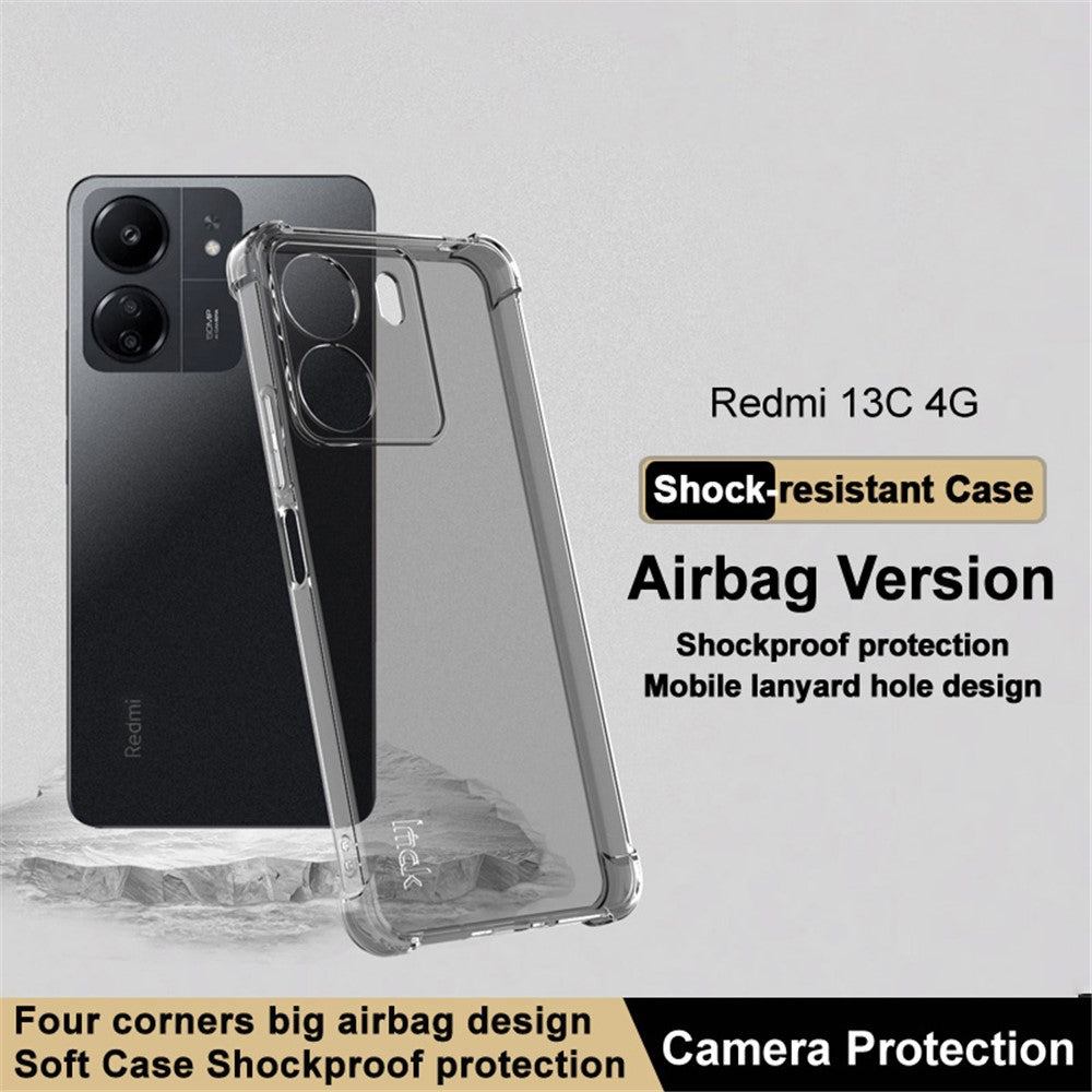 IMAK For Xiaomi Redmi 13C / Poco C65 4G Case Airbag Protection Phone TPU Cover