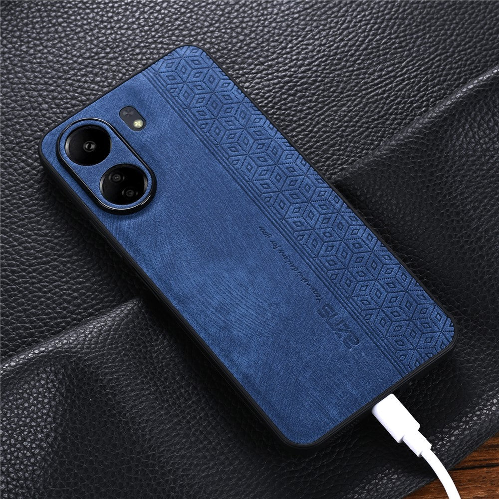AZNS For Xiaomi Redmi 13C 4G / Poco C65 4G Case Anti-fall PU Leather+TPU Imprint Phone Cover
