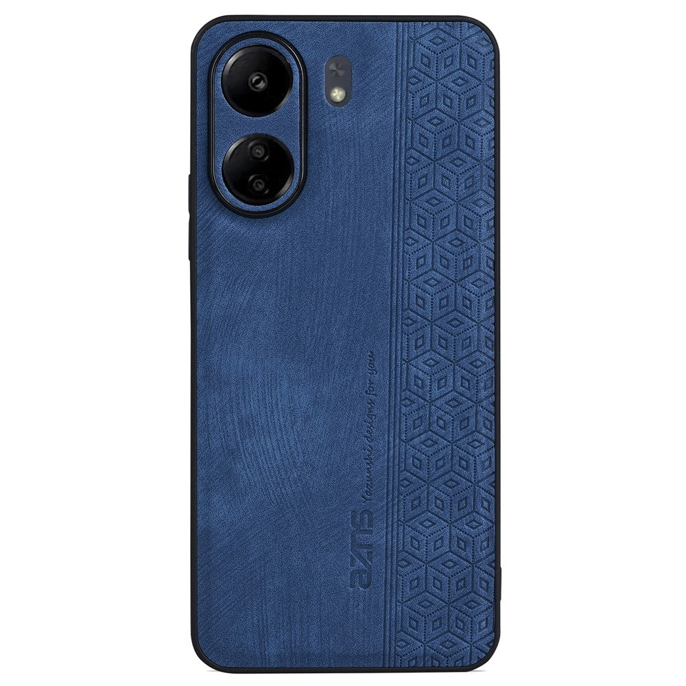 AZNS For Xiaomi Redmi 13C 4G / Poco C65 4G Case Anti-fall PU Leather+TPU Imprint Phone Cover