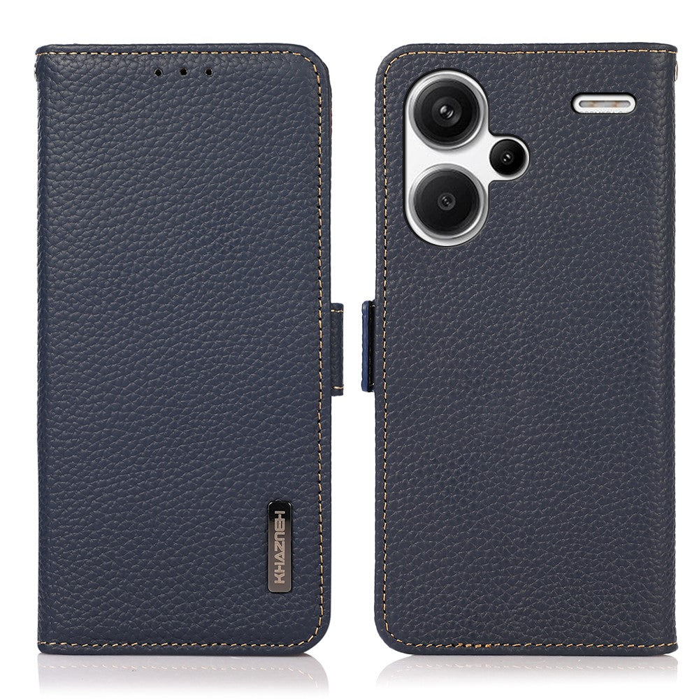 KHAZNEH For Xiaomi Redmi Note 13 Pro+ 5G Wallet Phone Case RFID Blocking Stand View Cover