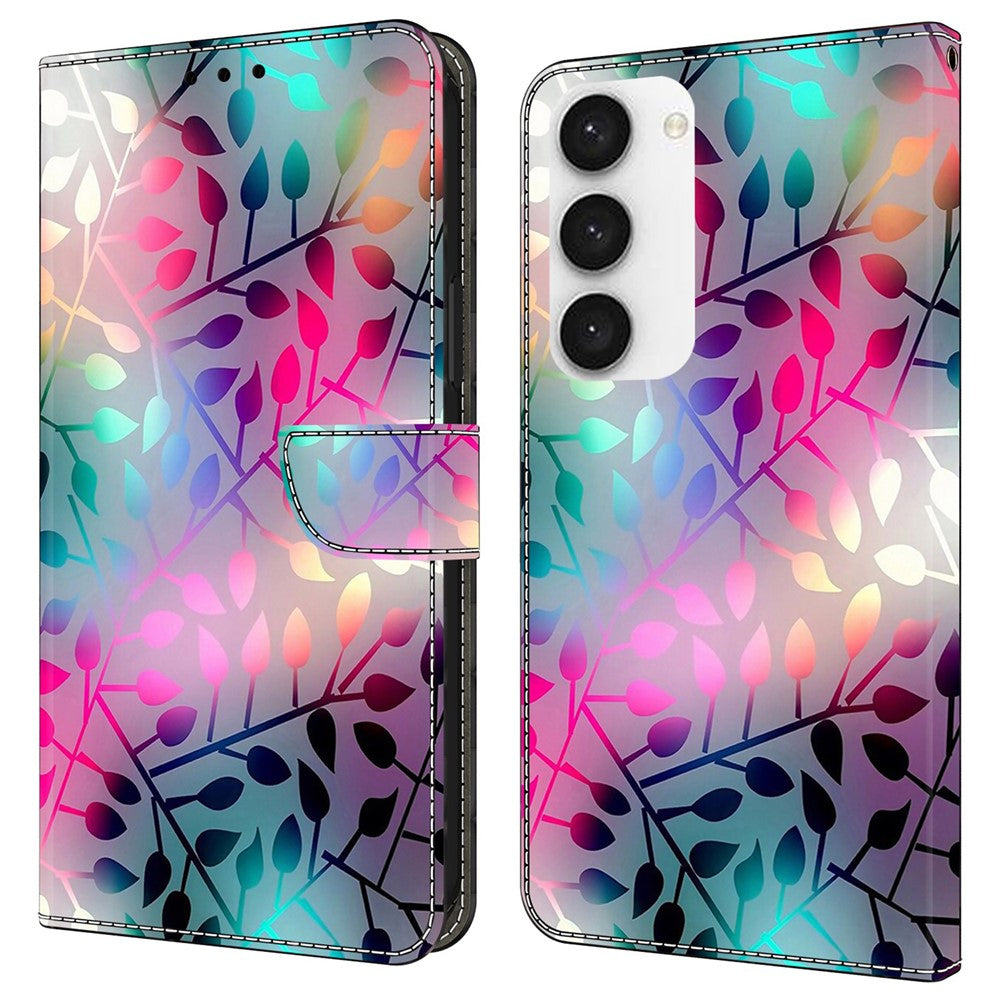 Galaxy S24 Plus Wallet-Hülle mit 3D-Muster & Magnetverschluss