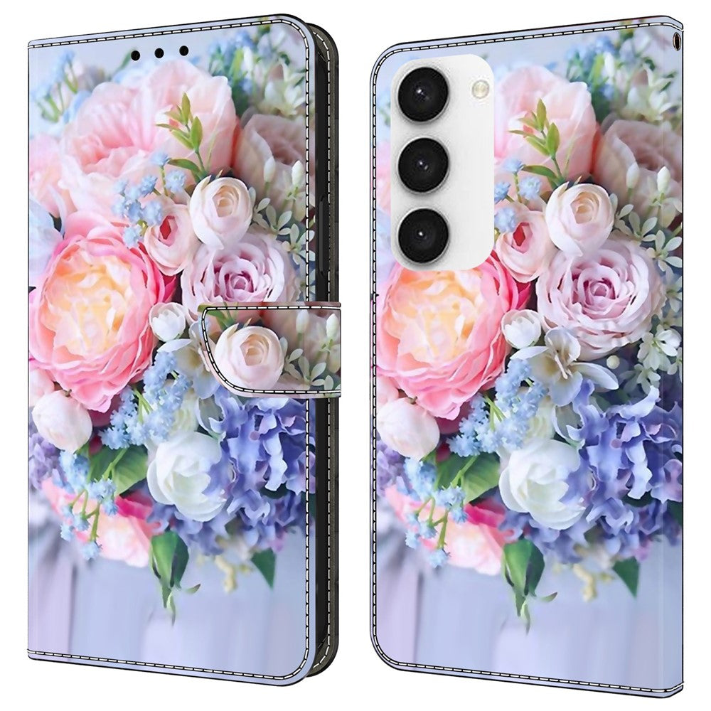 Galaxy S24 Plus Wallet-Hülle mit 3D-Muster & Magnetverschluss