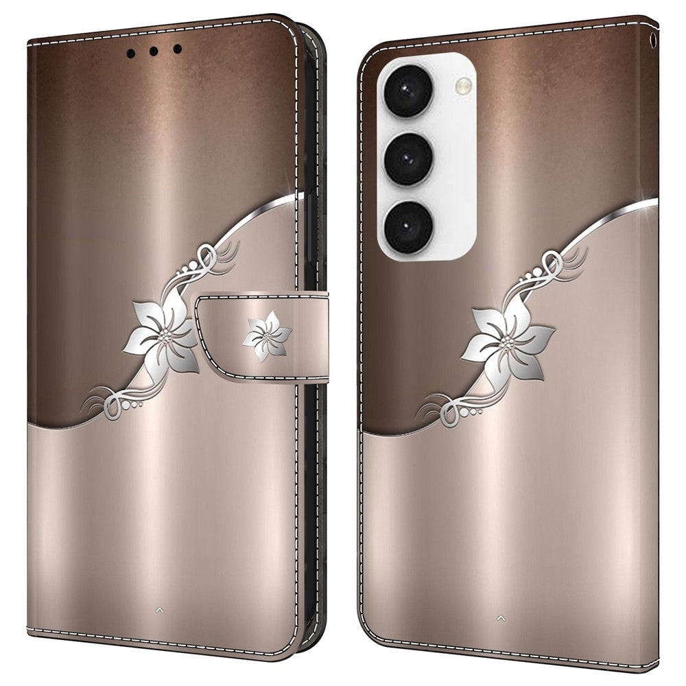 Galaxy S24 Plus Wallet-Hülle mit 3D-Muster & Magnetverschluss