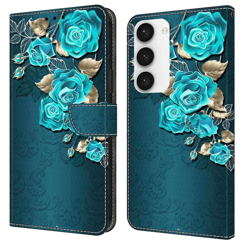 Galaxy S24 Plus Wallet-Hülle mit 3D-Muster & Magnetverschluss