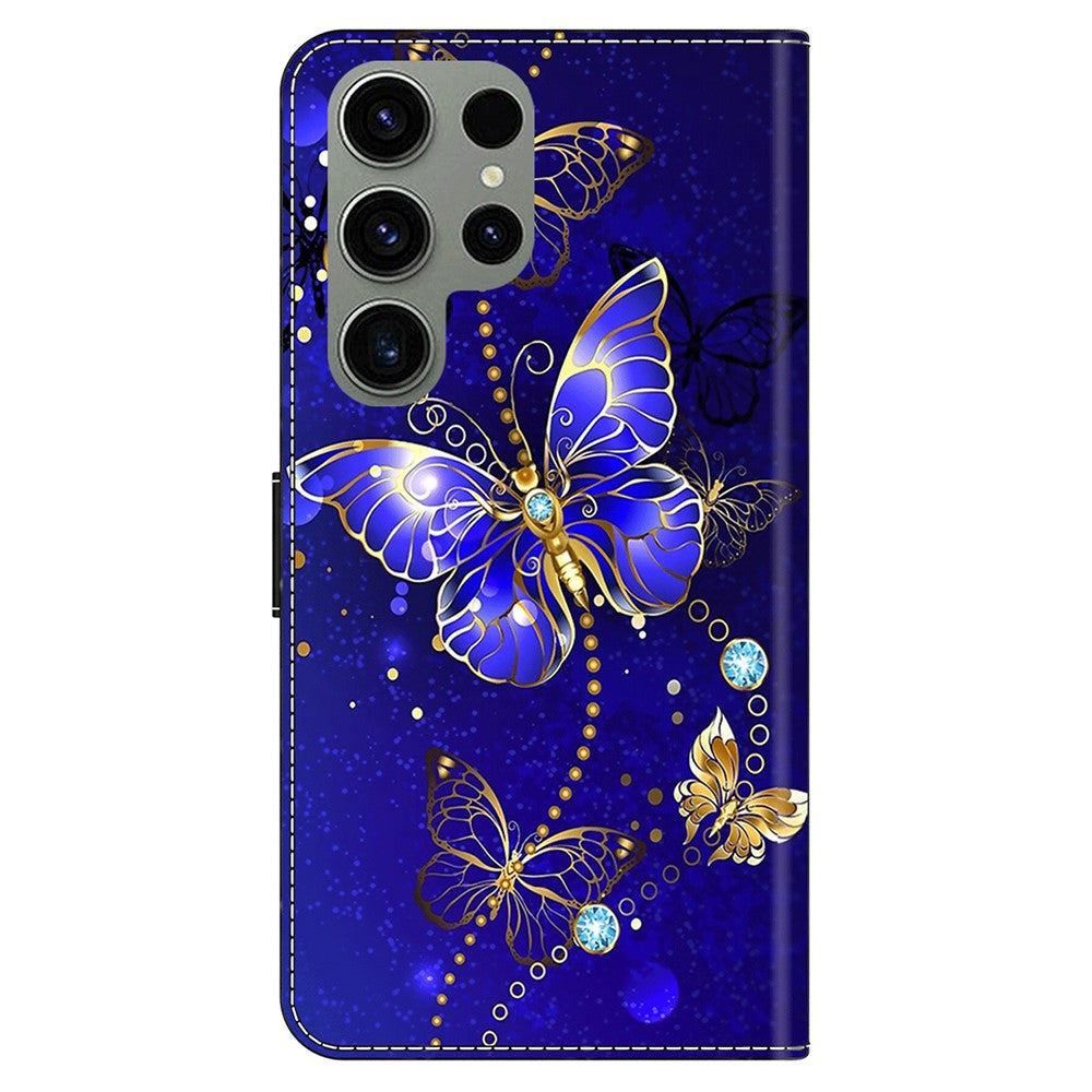 Galaxy S24 Ultra Wallet-Hülle – Mit 3D-Muster, Kartenfächer & Ständer