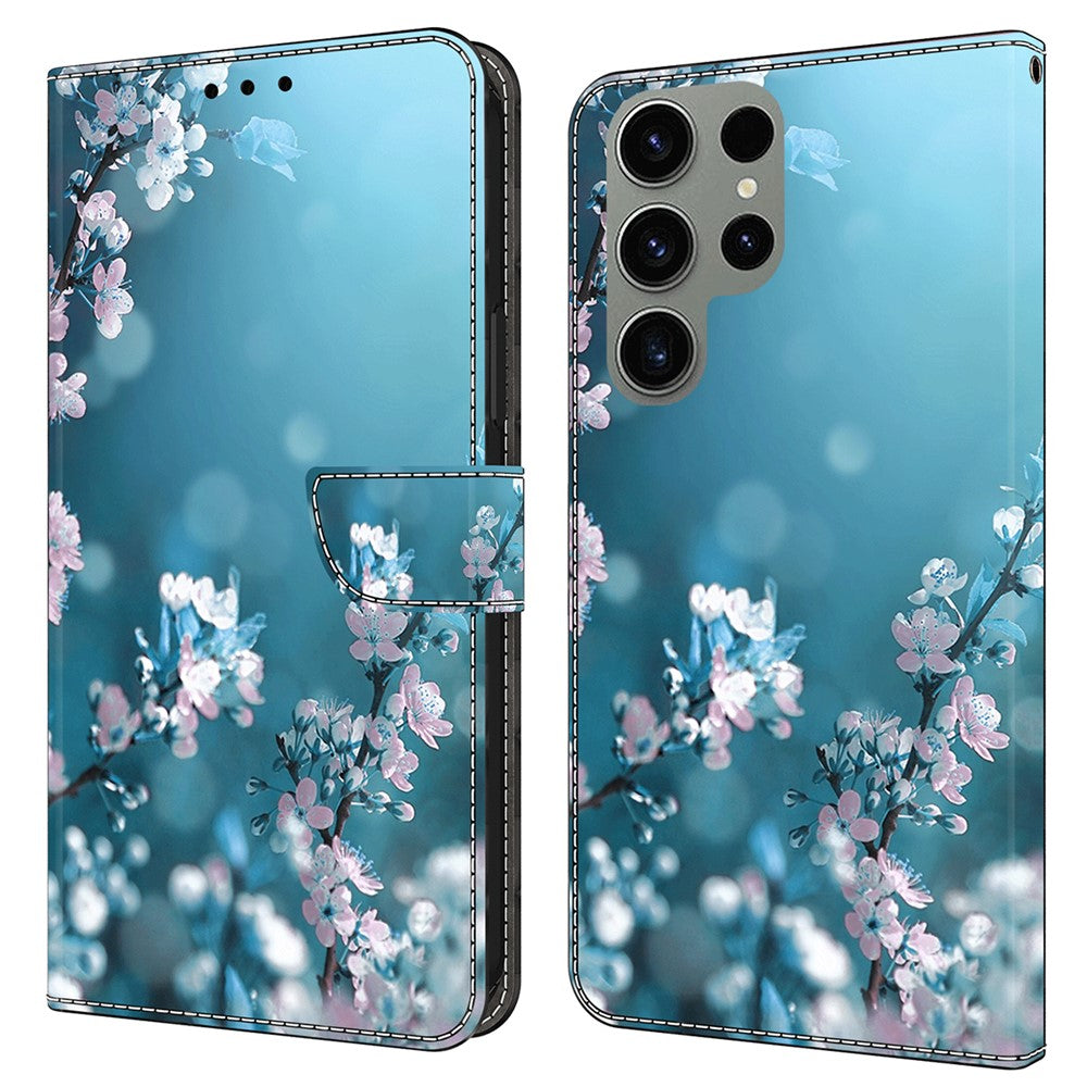 Galaxy S24 Ultra Wallet-Hülle – Mit 3D-Muster, Kartenfächer & Ständer
