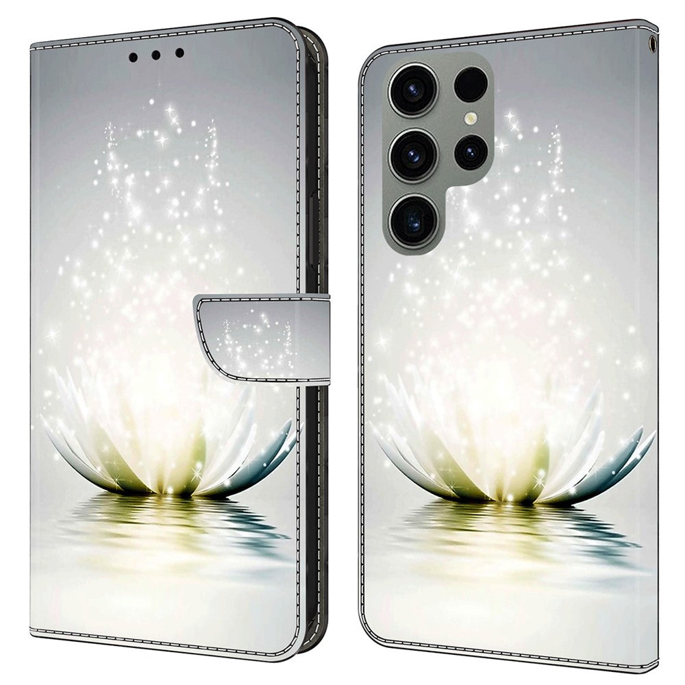 Galaxy S24 Ultra Wallet-Hülle – Mit 3D-Muster, Kartenfächer & Ständer