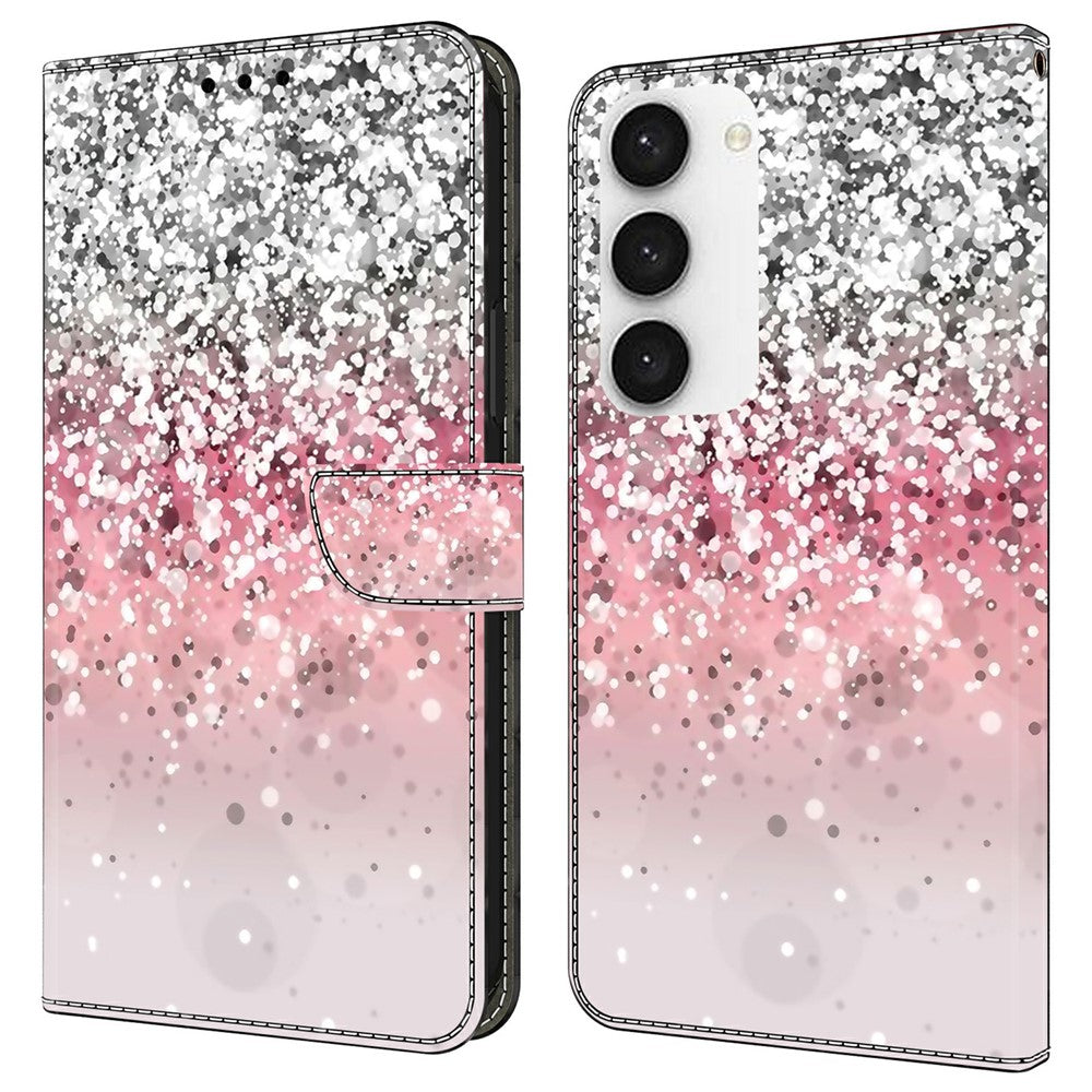 Galaxy S24 Wallet-Hülle mit 3D-Muster & Magnetverschluss