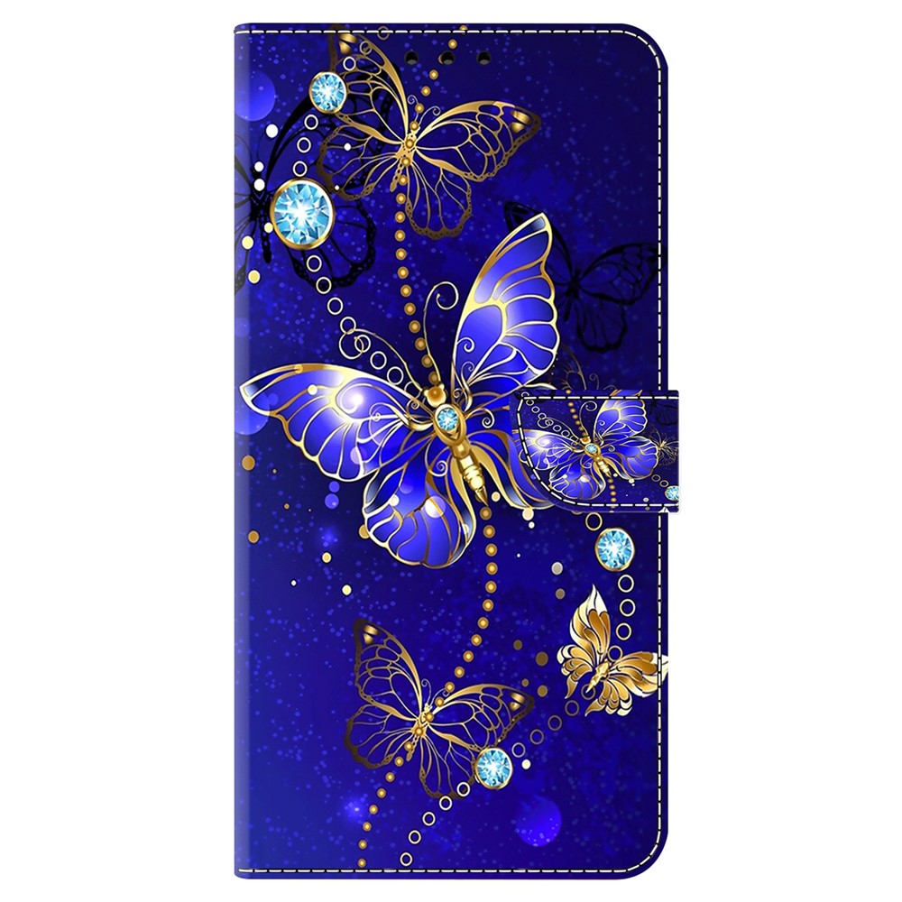 Galaxy S24 Wallet-Hülle – Mit 3D-Muster, Kartenfächer & Ständer