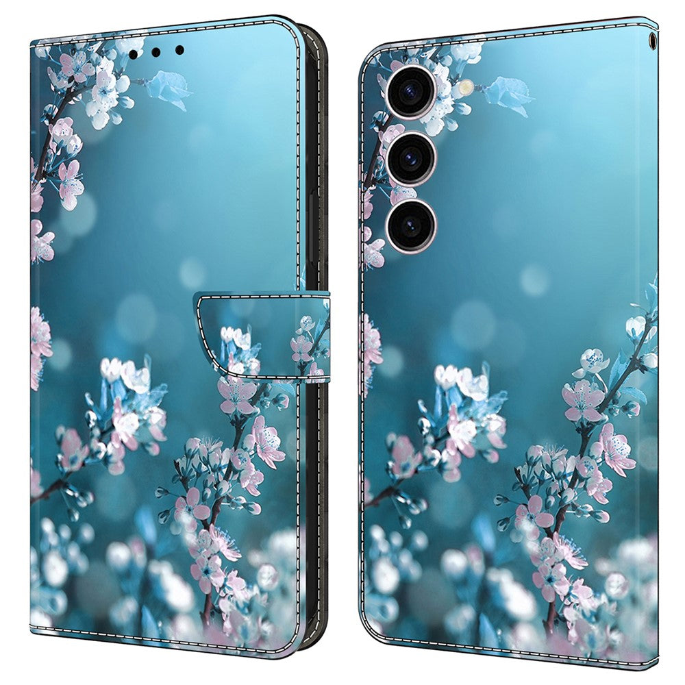 Galaxy S24 Wallet-Hülle – Mit 3D-Muster, Kartenfächer & Ständer