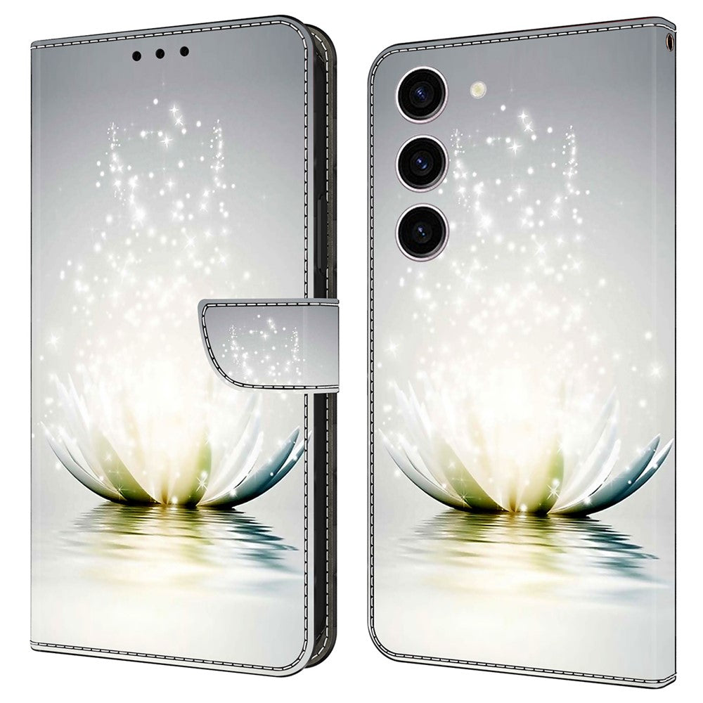 Galaxy S24 Wallet-Hülle – Mit 3D-Muster, Kartenfächer & Ständer