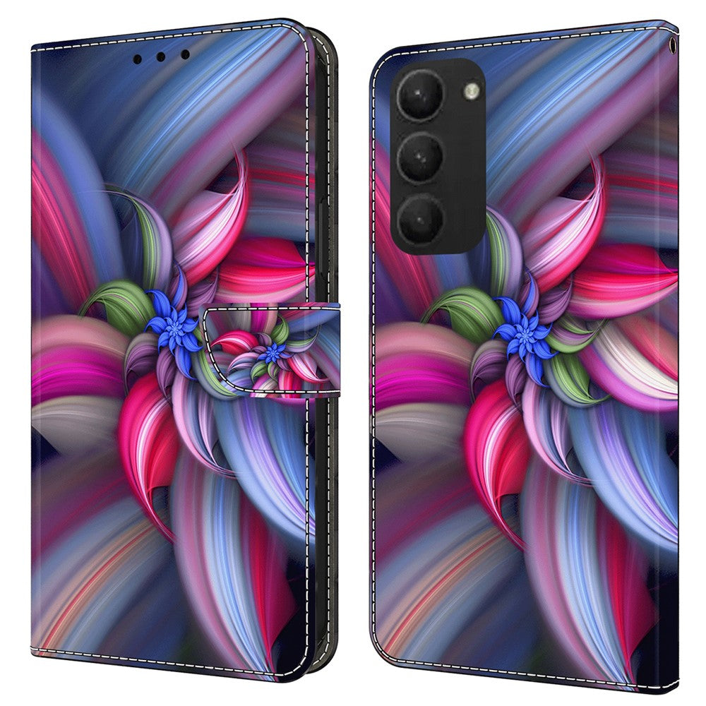 Galaxy S24 Plus Wallet-Hülle – Mit 3D-Muster, Kartenfächer & Ständer