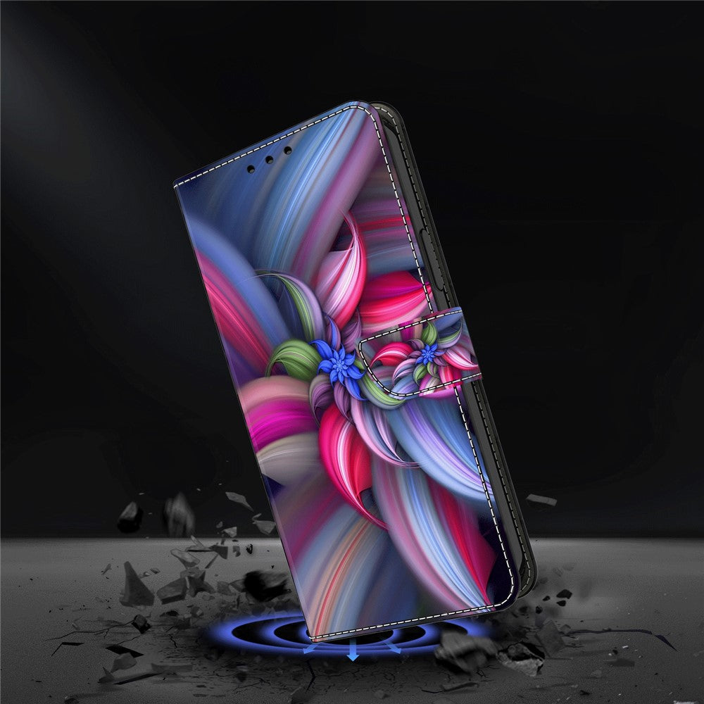 Galaxy S24 Plus Wallet-Hülle – Mit 3D-Muster, Kartenfächer & Ständer
